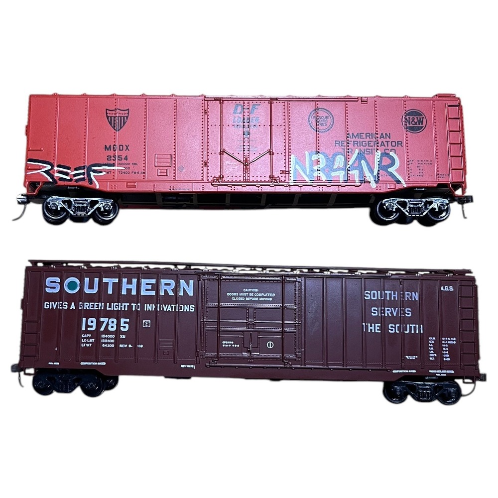 Athearn SOUTHERN 19785 & American Refrigerator Model 2354  HO Scale UNTESTED